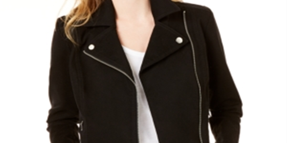 Maison Jules Women's Zip up Jacket White Size Medium