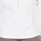 Karen Scott Women's Eyelet Front Cotton Henley Top White Size Petite S/M