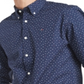 Tommy Hilfiger Men's Letter Print Stretch Shirt Dark Blue Size XXXL