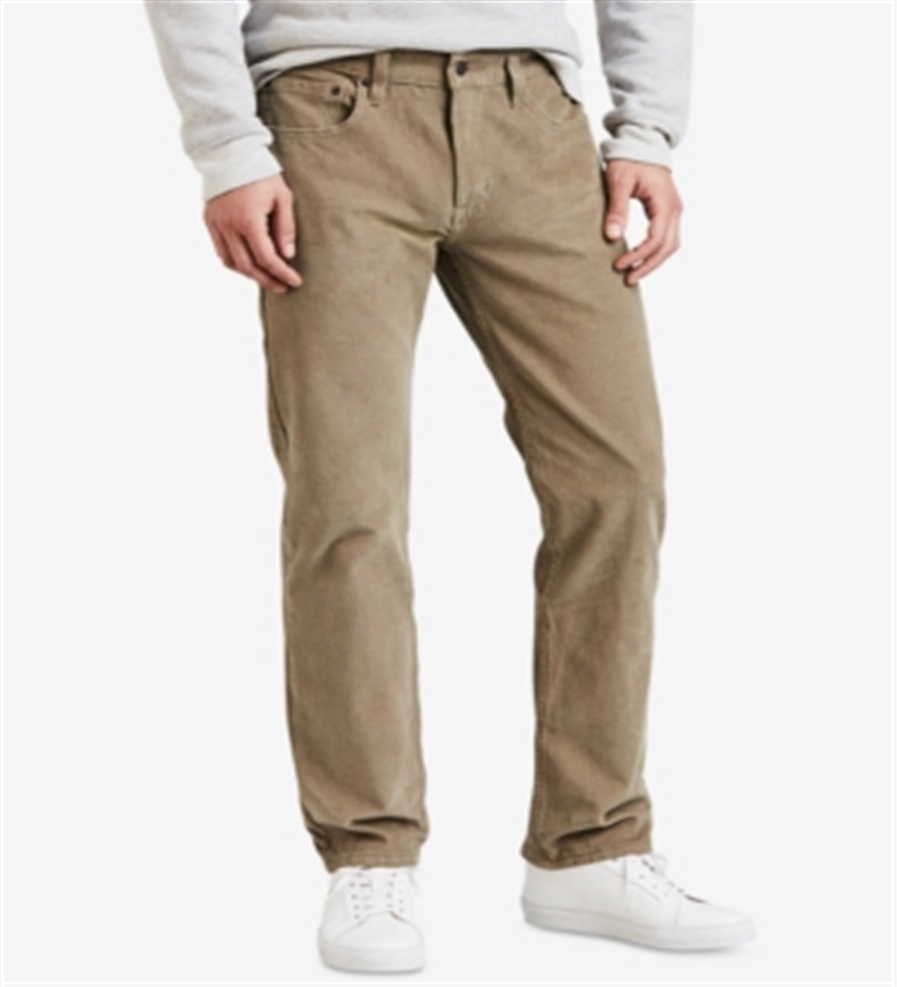 Levi's Men's 502 Taper Corduroy Pants Brown Size 28X32
