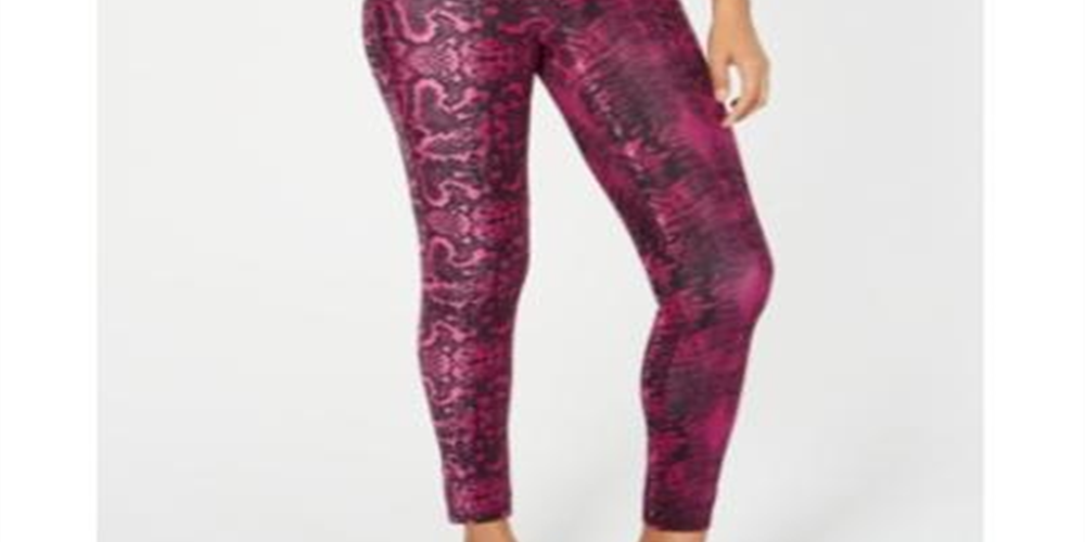 Thalia Sodi Women's Printed Pull on Leggings Brown Size Medium
