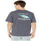 Quiksilver Men's Parisian Night Heath Brotype Crewneck Tee Shirts -Gray  Size XX-Large