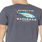 Quiksilver Men's Parisian Night Heath Brotype Crewneck Tee Shirts -Gray  Size XX-Large