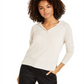 Charter Club Women's Cashmere Solid Hooded Pullover Brown Size X-Large