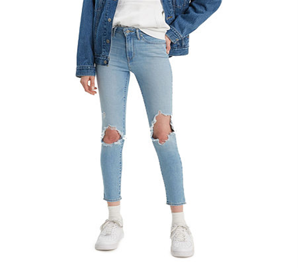 Levi's Women's 721 Ankle High-Rise Skinny Jeans Blue Size 26