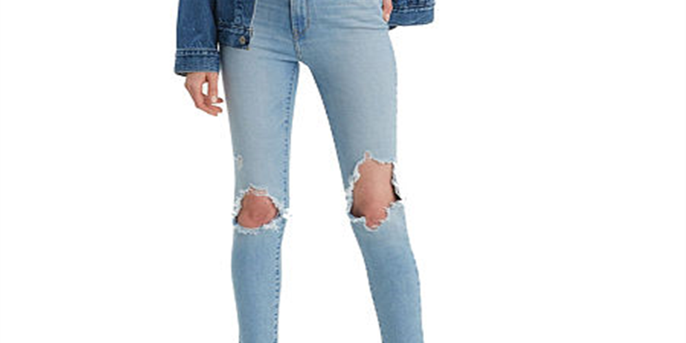 Levi's Women's 721 Ankle High-Rise Skinny Jeans Blue Size 26