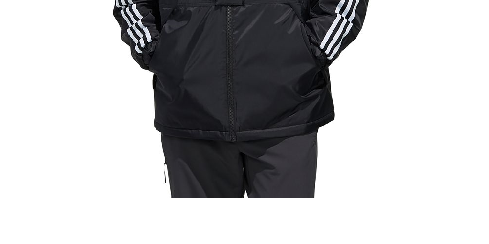 Adidas Men's Water Repellent Insulated Jacket Black Size Large