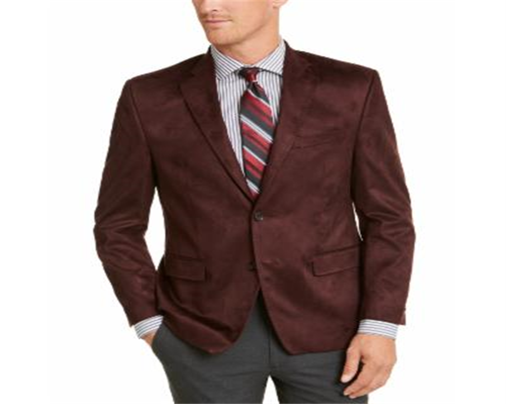 Ralph Lauren Men's Button Down Coat Red Size 42