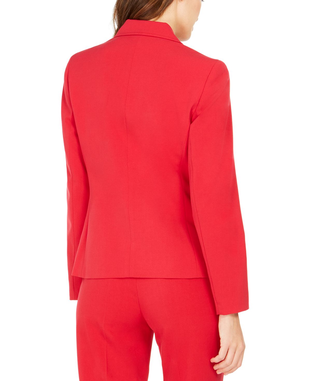 Nine West Women's One Button Blazer Red Size Large