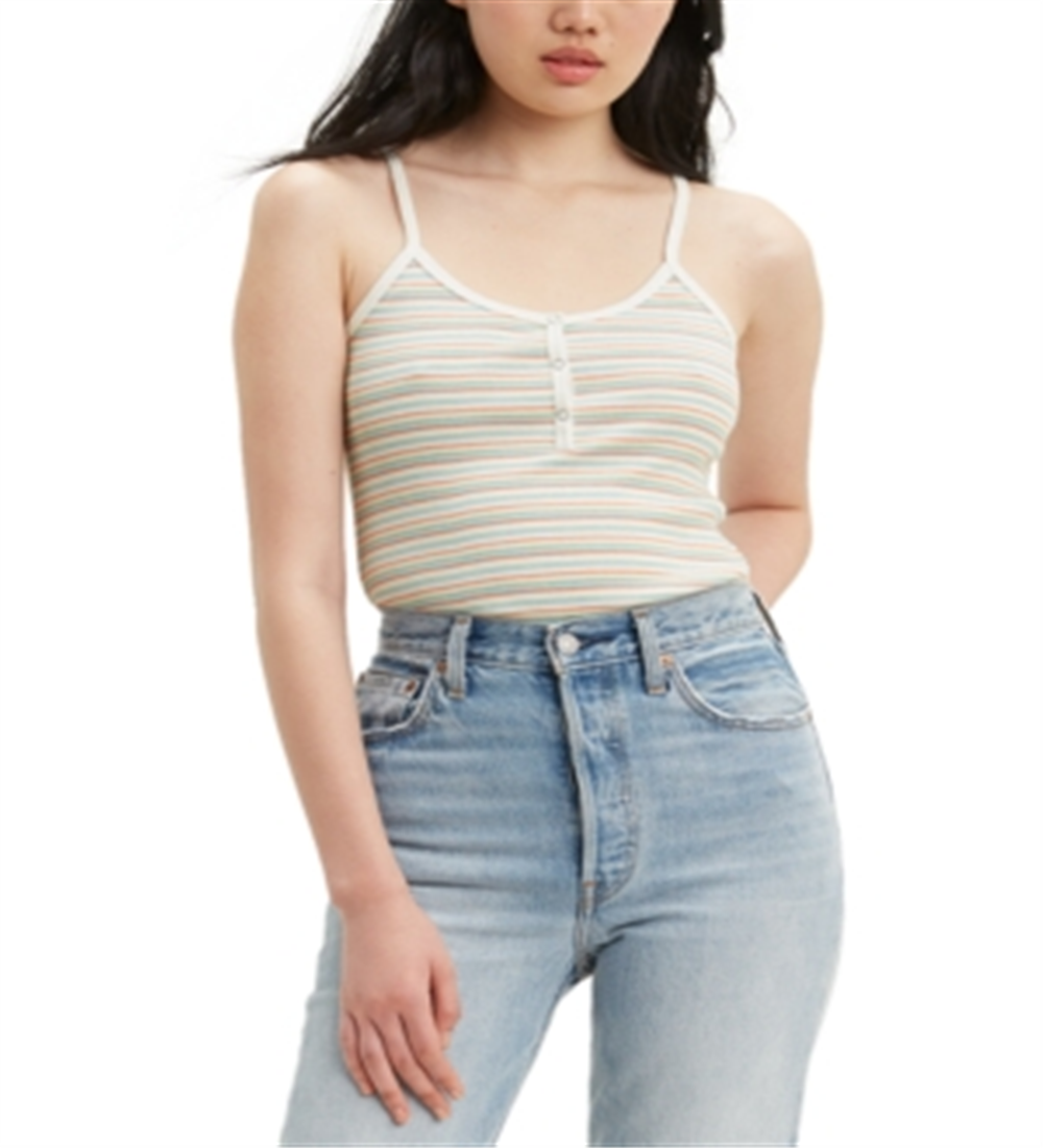 Levi's Women's Tiny Tank Beige Size M