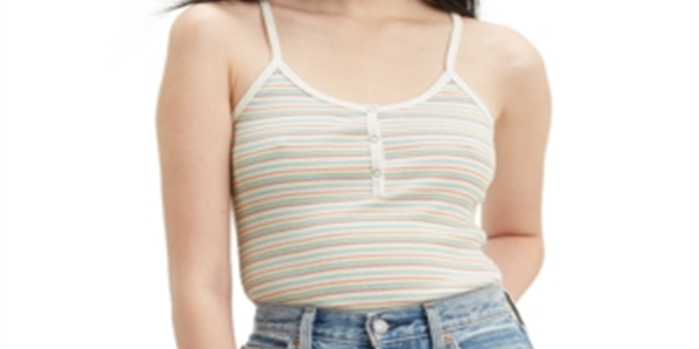 Levi's Women's Tiny Tank Beige Size M