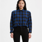 Levi's Women's Utility Shirt Navy Size Large