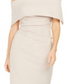 Vince Camuto Women's Off the Shoulder Glitter Sheath Dress Brown Size 8
