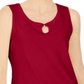 Karen Scott Women's Keyhole Hardware Tank Red Size Medium
