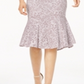 R & M Richards Women's Lace Sweetheart Neck Dress Pink Size 8