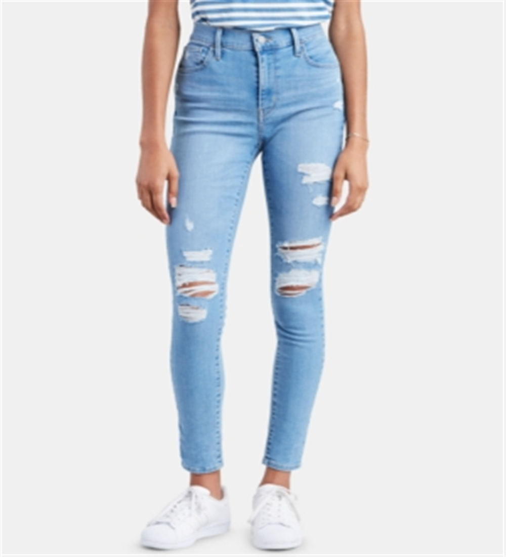 Levi's Women's 720 High Rise Super Skinny Roger That Jeans Blue Size 33x30
