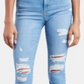 Levi's Women's 720 High Rise Super Skinny Roger That Jeans Blue Size 33x30