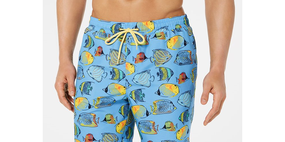 Club Room Men's Bluegill Quick Dry 7 Swim Trunks Green Size XX-Large