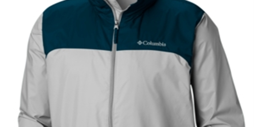 Columbia Men's Big & Tall Glennaker Lake Rain Jacket Blue Size Medium