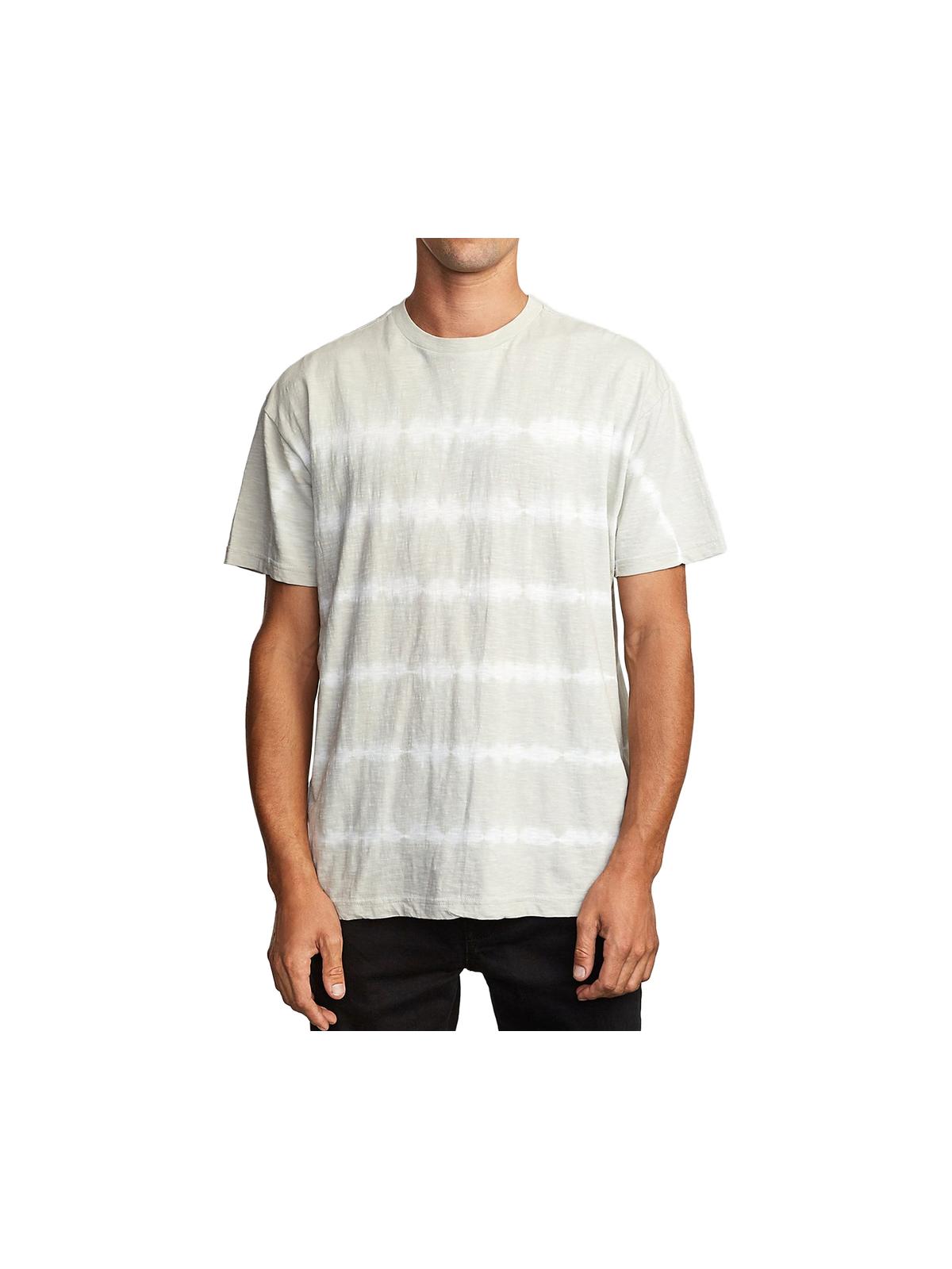 RVCA Men's Tie Dye Crew Neck T-Shirt Green Size Large