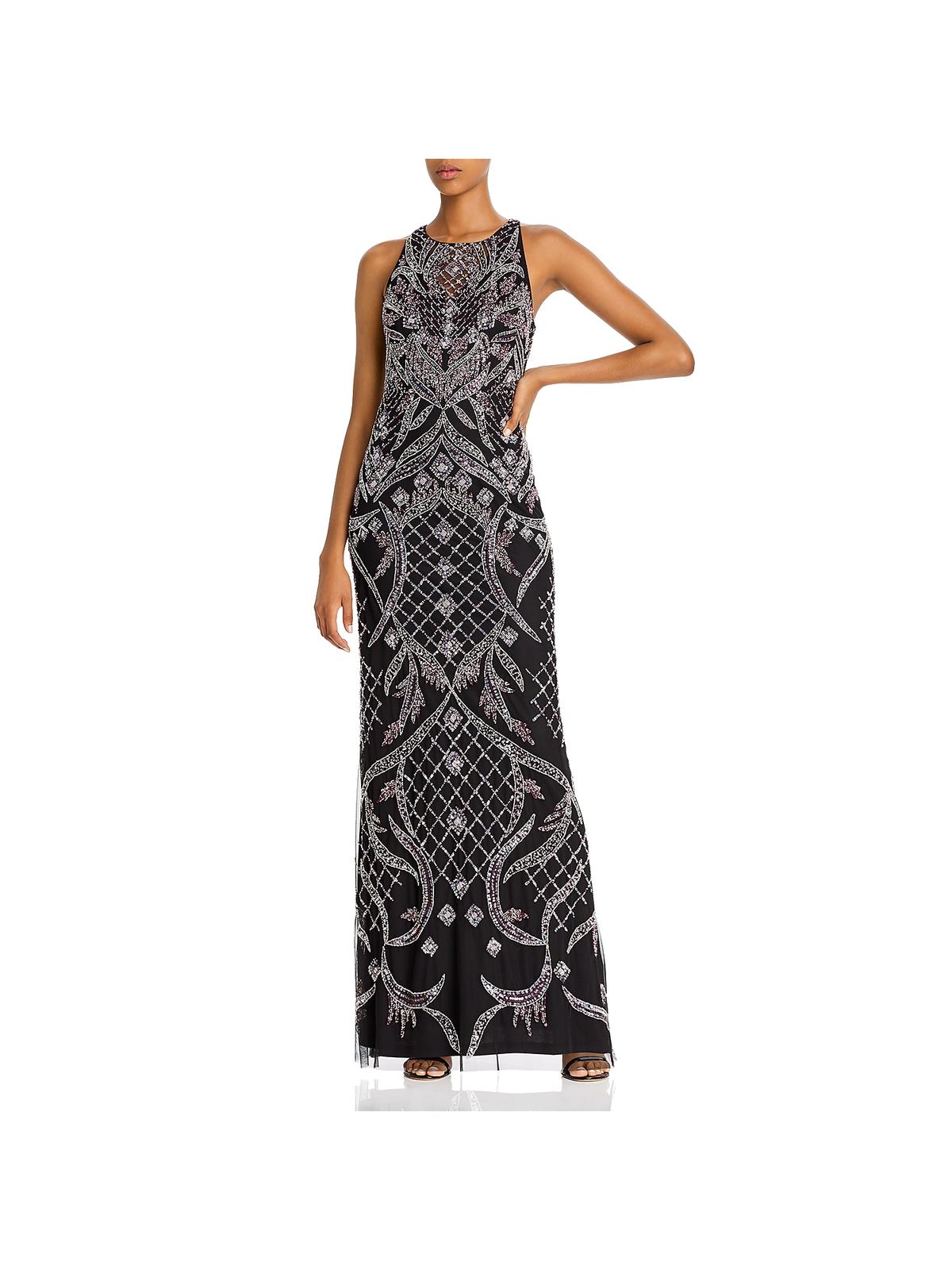 Aidan Mattox Women's Polyester Evening Dress Wine Size 10