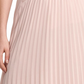 DKNY Women's Stretch Pull on MIDI Evening Accordion Pleat Skirt Pink Size X-Large