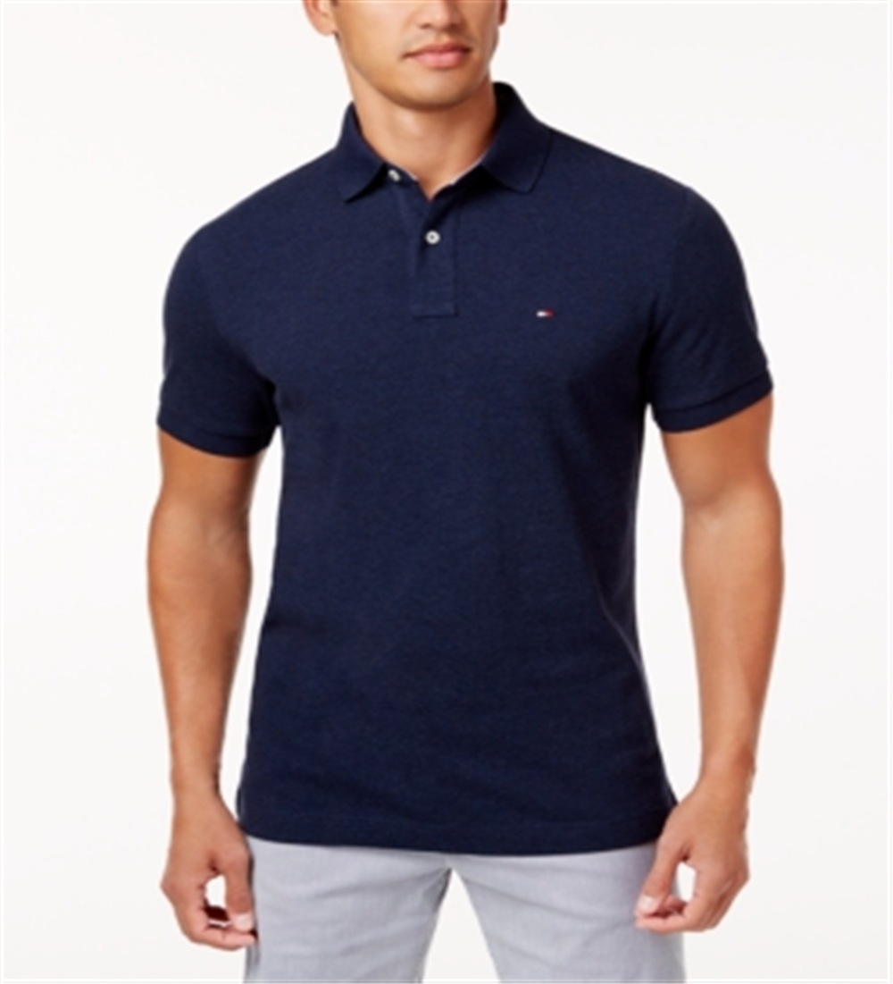 Tommy Hilfiger Men's Classic Fit Polo Shirt Blue Size XXX-Large