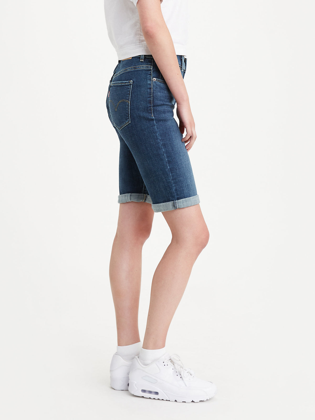 Levi's Women's Bermuda Shorts Blue Size 8