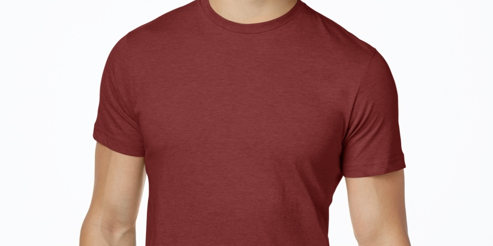 Alfani Men's Crew Undershirt Red Size Medium