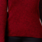 Karen Scott Women's Petite Cotton Ribbed Marled Sweater Bright Red Petite Large