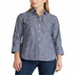 Ralph Lauren Women's Elbow Length Sleeve Shirt Blue Size Petite L
