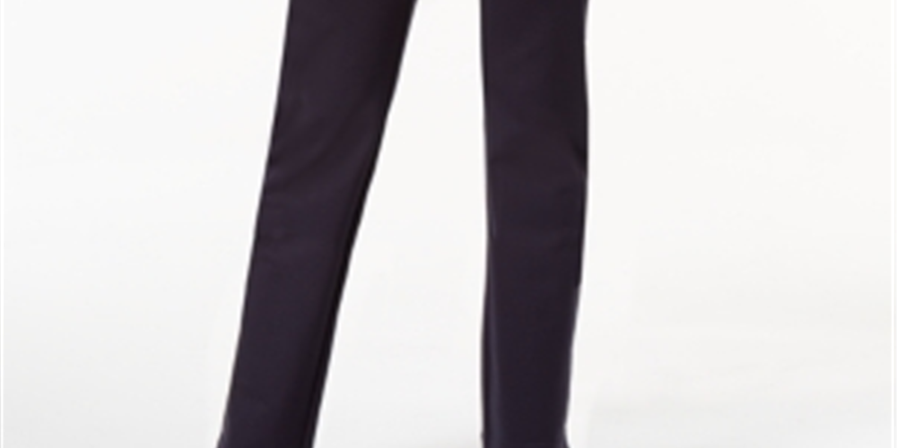 Charter Club Women's Pull on Ponte Knit Pants Blue Size 8 Petite