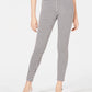 Maison Jules Women's Gingham Pull On Pants Black Size X-Small