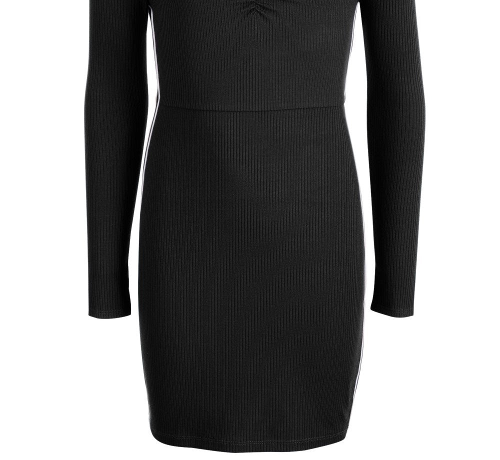 Epic Threads Big Girls Side-Stripe Bodycon Dress  Black Size X-Large