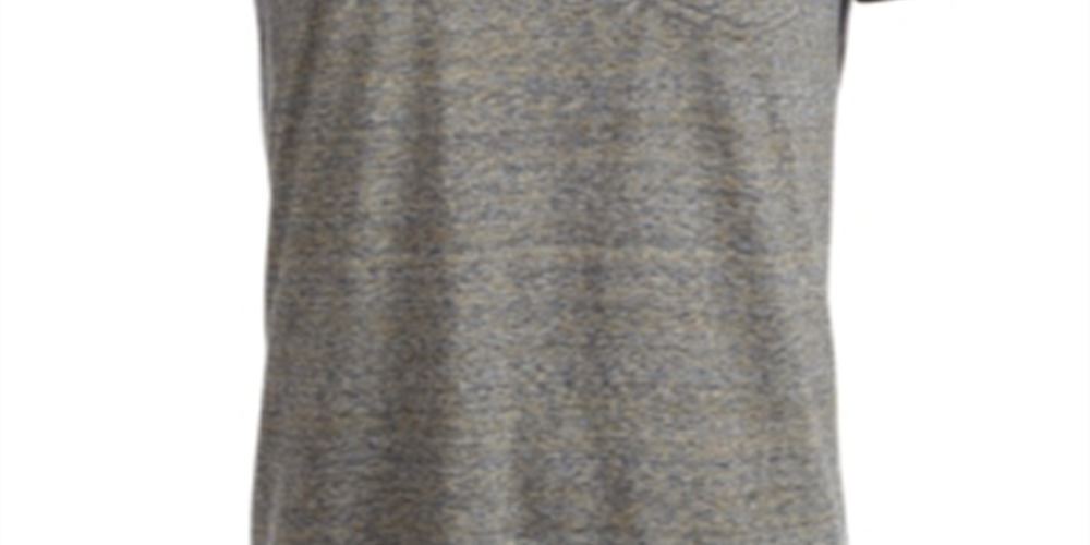 Sun + Stone Men's Shirt Short Sleeve Pocket Tee Gray Size Small