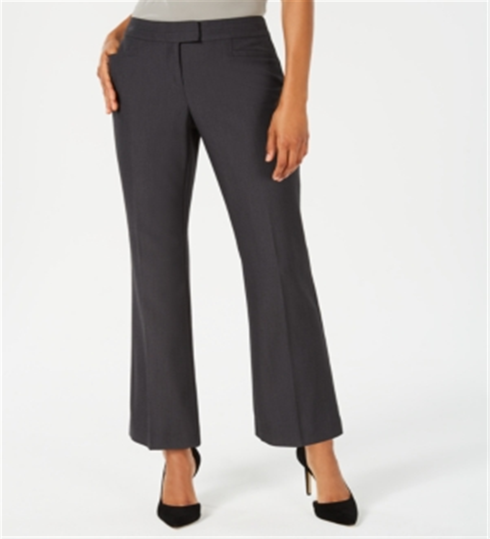 JM Collection Women's Regular & Short Lengths Tummy Control Trousers Black Size 16 Petite