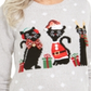 Karen Scott Women's cozy cute Sweater Gray Size Petite L