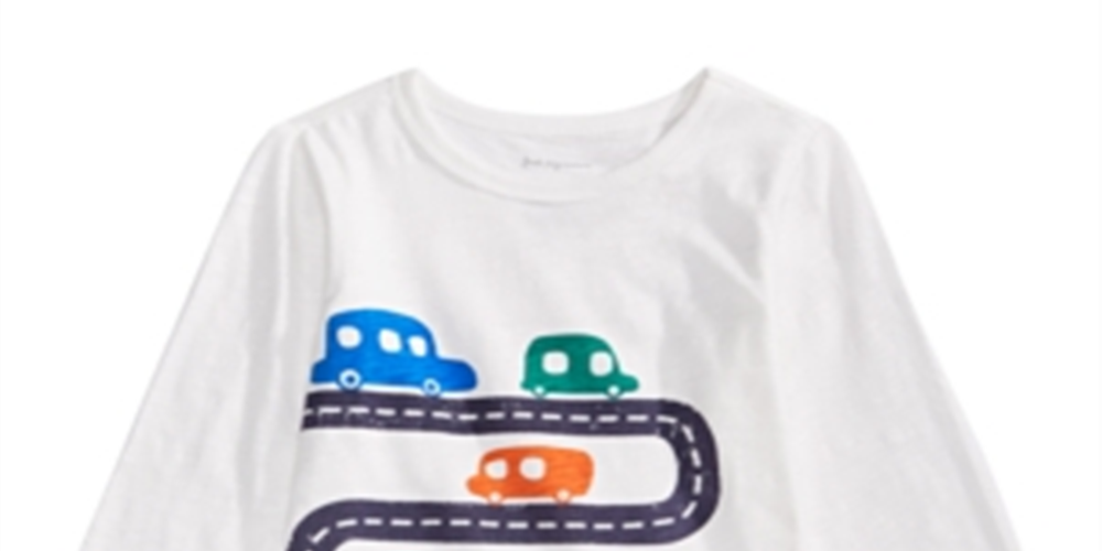 First Impressions Baby Boy's Cars Print Cotton T-Shirt White Size 12MOS