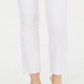 Flying Monkey Women's Button Fly Raw Hem Straight Leg Jeans White Size 27