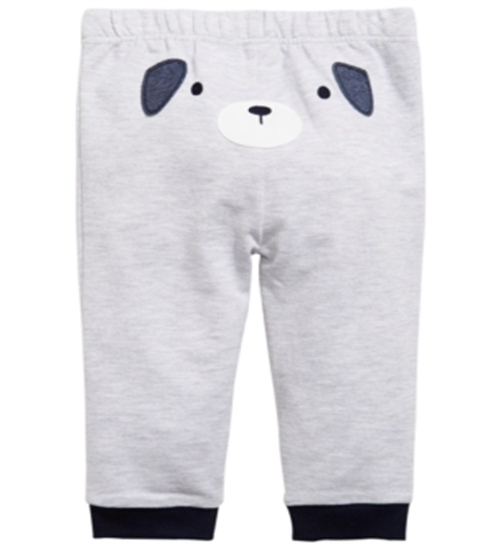 First Impressions Baby Boy's Puppy Jogger Pants Gray Size 6-9MOS