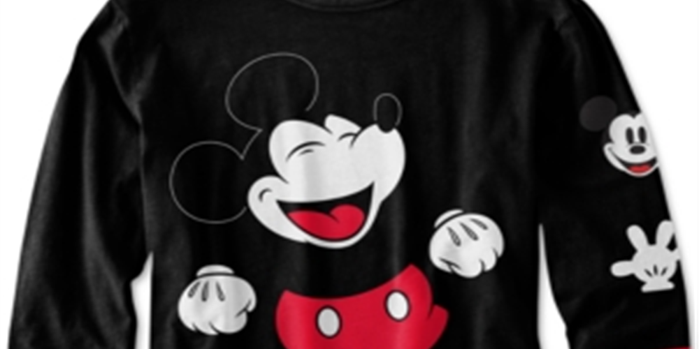 Disney Toddler Boy's Laughing Mickey Mouse T-Shirt Black Size 2