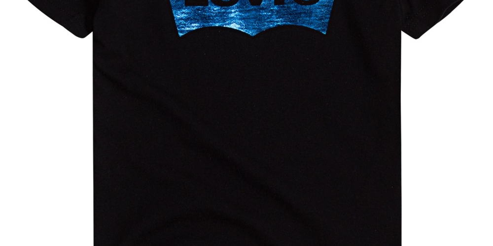 Levi's Little Boy's Foil Batwing Logo T-Shirt Black Size 6