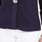 JM Collection Women's Statement Button Cardigan Navy Size Petite S/M