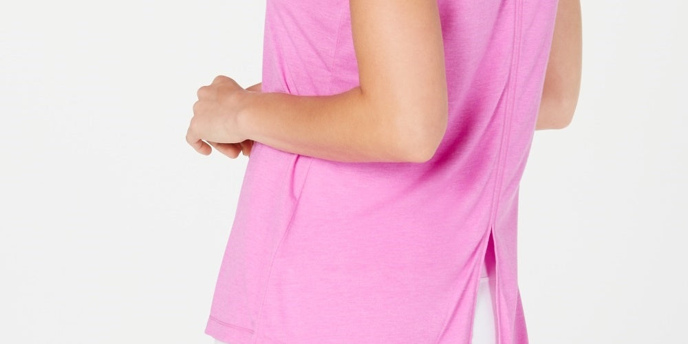 Ideology Women's Tie Back Tank Top Color Purple Size XX-Large