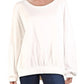 Free People Women's Cotton Casual T-Shirt White Size Medium