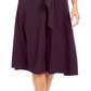 Calvin Klein Women's Belted V-Neck Dress Purple Size 2
