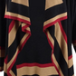 Anne Klein Women's Color Blocked Shawl-Collar Cardigan Black Size Small
