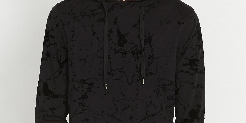 BuffaloDavid Bitton Men's Kily Tee Black Size Large