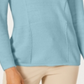 Karen Scott Women's Patchwork Stitch Pullover Sweater Blue Size XX-Large