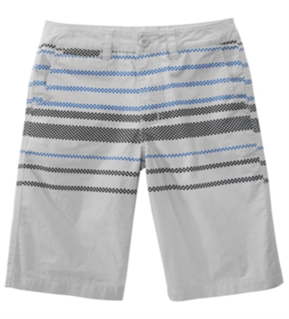 Univibe Big Boy's Sector Regular Fit Checker Stripe Shorts Gray Size 14